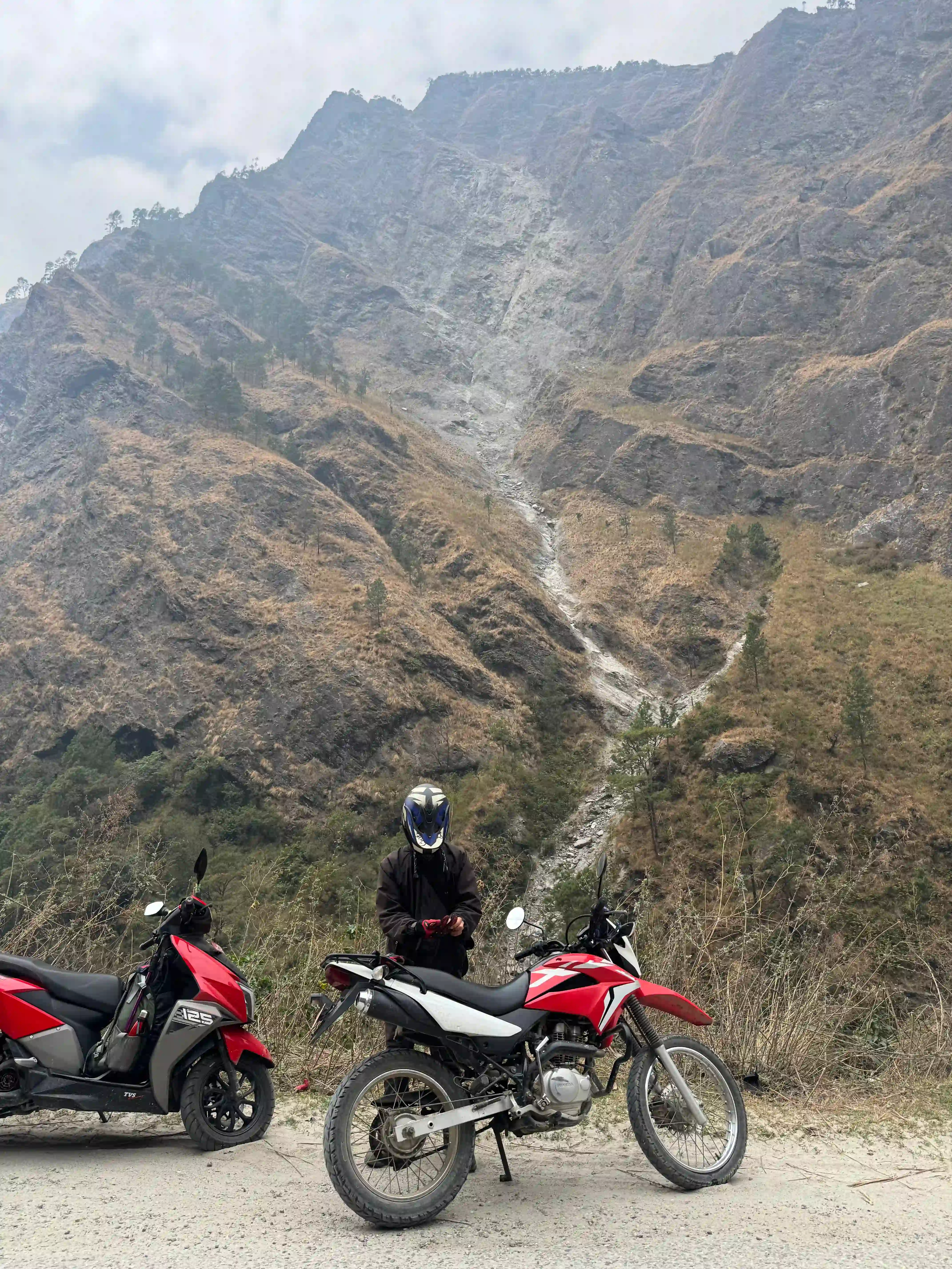 Bike ride to Syafrubesi