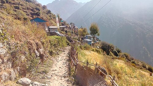Sherpagaon in Rasuwa District
