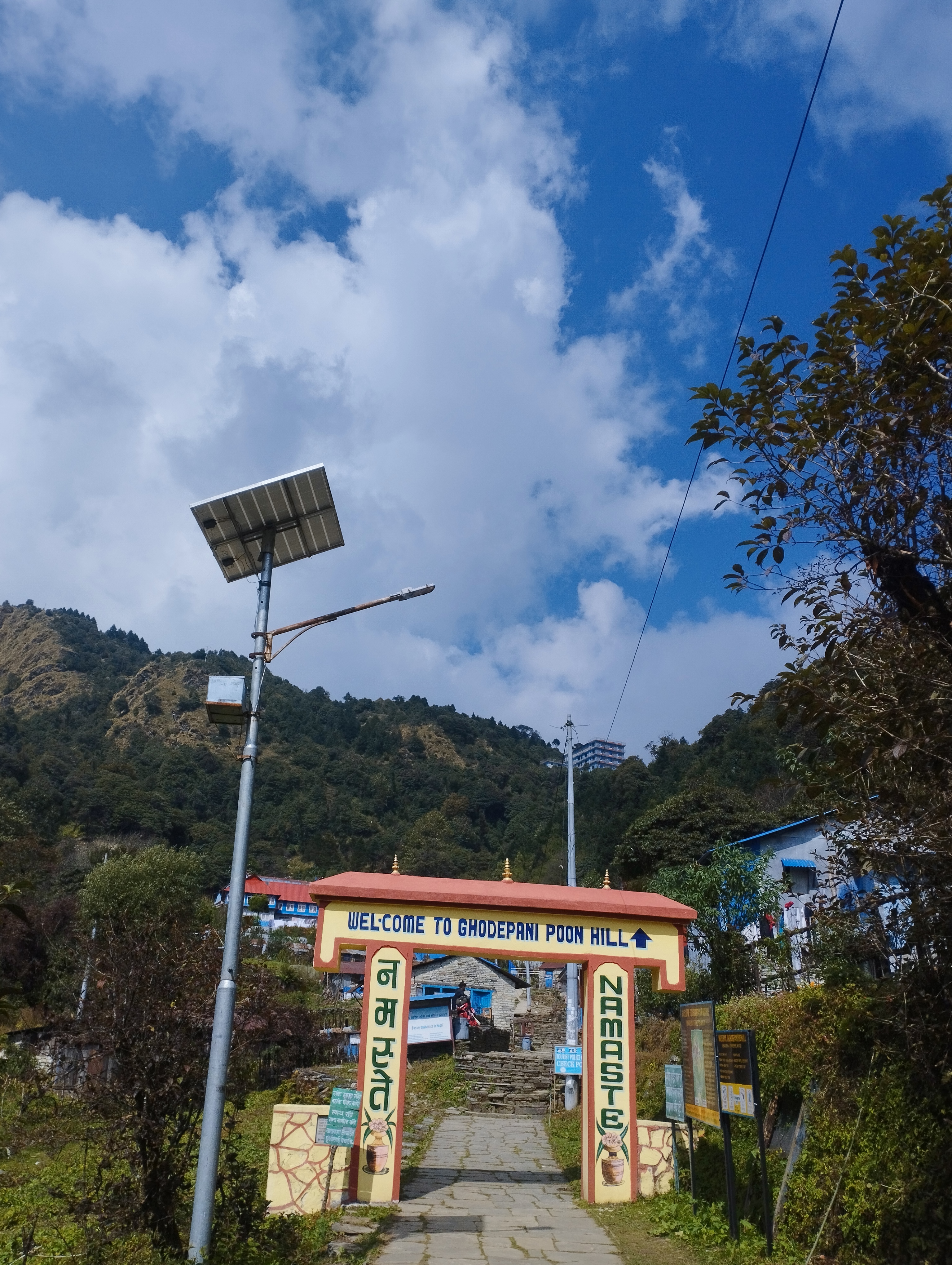 Ghorepani Deurali gate